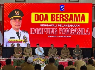 Kampung Pancasila Jadi Garda Terdepan Jaga Keamanan Surabaya