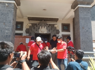 PDI Perjuangan Badung Tanamkan Politik Kemanusiaan Lewat Simulasi Mitigasi Gempa