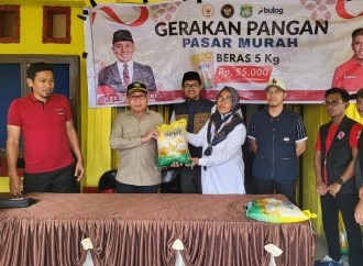 Kembali, Agus Ambo Djiwa Fasilitasi Pelaksanaan Gerakan Pangan Murah di Desa Doda dan Bulobonggu