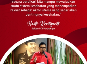 "Kader partai menyatu dengan seluruh elemen pergerakan rakyat..."