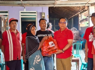 Banteng Kabupaten Kediri Salurkan Bantuan ke Warga Terdampak Bencana Angin Puting Beliung