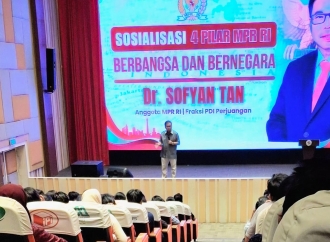 Sofyan Tan Gelar Sosialisasi Empat Pilar Kepala Para Orang Tua Mahasiswa Penerima KIP Kuliah