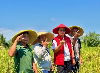 Hari Tani Nasional 2025, Nuning Sambangi Petani Padi MSP di Desa Belalang, Tabanan