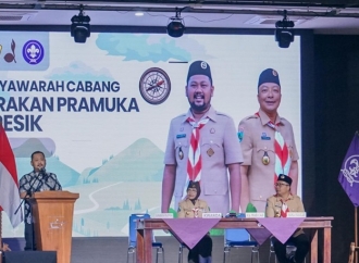 Bupati Gresik Tekankan Peran Pramuka Bentuk Karakter Generasi Muda