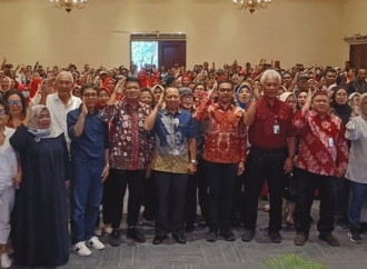 Marinus Gea Perkuat Komitmen Ratusan Relawan PDI Perjuangan Kota Tangerang pada Nilai-Nilai Pancasila