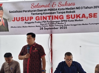 Jusup Ginting: Rokok Bukan Hanya Rusak Kesehatan Tetapi Juga Membebani Ekonomi Keluarga 