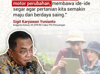 "Pertanian bukan sektor kuno, melainkan masa depan..."