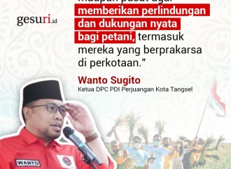 "Kami terus mengawal kebijakan agar pemerintah melindungi petani..."