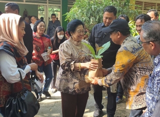 Megawati Soekarnoputri Nostalgia Saat Kunjungi Kawasan Hutan Wanagama