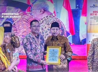 Richard Sualang Dedikasikan Penghargaan Wredatama Nugraha untuk Masyarakat Manado