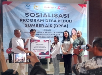 Shanty Alda Resmikan Program Desa Peduli Sumber Daya Air
