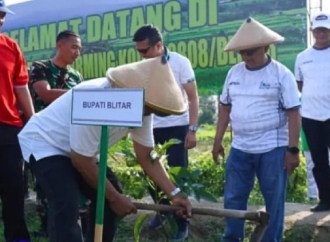 Bupati Rijanto Ajak Warga Blitar Hidup Sehat dan Cinta Lingkungan Lewat Senam dan Tanam Pohon