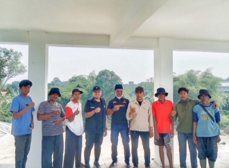 Fernando Doklas Hadiri Sedekah Bumi Bersama Petani Desa Pangulah Selatan