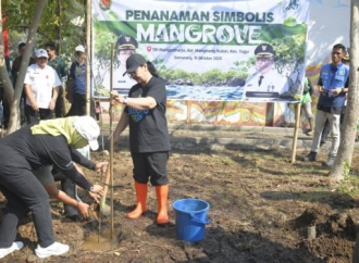 Cegah Bencana di Kota Semarang, Agustina Pimpin Penanaman Ribuan Mangrove 