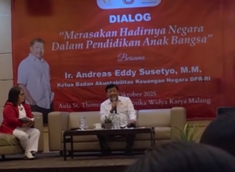 Andreas Eddy Ajak Mahasiswa UKWK Seimbangkan Kecerdasan Intelektual dan Spiritual