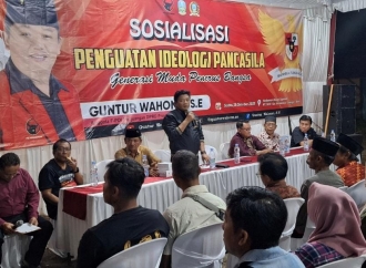 Guntur Ajak Warga Blitar Jaga Api Semangat Pancasila