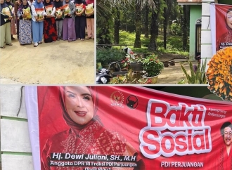 Dewi Juliani Silaturahmi, Serap Aspirasi, dan Baksos di Desa Bahtera Makmur Kota