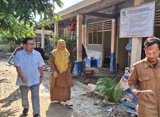 Sofyan Tan Datang, Kini Siswa Tak Lagi Khawatir Tertimpa Plafon Sekolah yang Lapuk