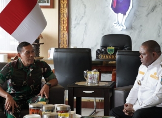 Bupati Hermus Indou dan Kodam Kasuari Sepakat Percepat Pembangunan Manokwari