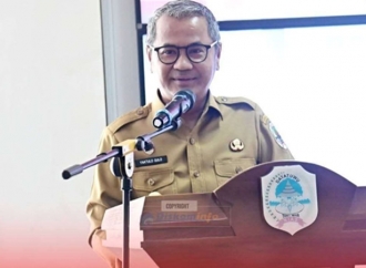 Bupati Nias Yaatulo Gulo Tinjau Pembangunan di Perbatasan Hiliduho-Nias Utara