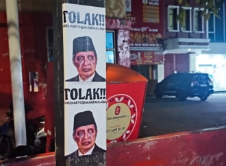 Stiker Bergambar Soeharto Seperti Zombie Bermunculan, Simbol Penolakan Gelar Pahlawan Nasional