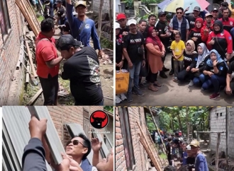 Didik Haryadi Gotong Royong Bersama Relawan Boyolali Bedah Rumah untuk Warga Kurang Mampu