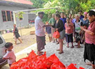 Sudirta Berbagi Sembako di Karangasem dan Tabanan ke Warga Kurang Mampu, Lansia, Penyandang Disabilitas