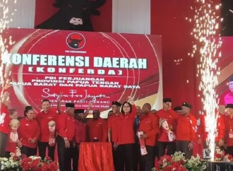 Komarudin Watubun: Konferda PDI Perjuangan 3 Provinsi di Nabire, Tegaskan Kembali Komitmen Bangun Papua