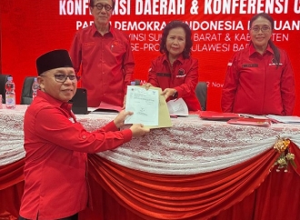 Agus Ambo Djiwa Kembali Nahkodai PDI Perjuangan Sulbar, Tegaskan Komitmen Menang di Pemilu 2029