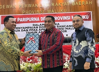 DPRD Maluku Soroti Disiplin Pengelolaan Anggaran saat Terima Dokumen KUA–PPAS 2026