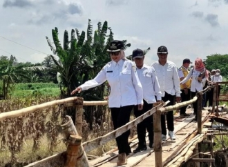 Bupati Tika Alokasikan APBD Rp1 Miliar Bangun Jembatan Penghubung Cipluk Barat dan Cipluk Timur