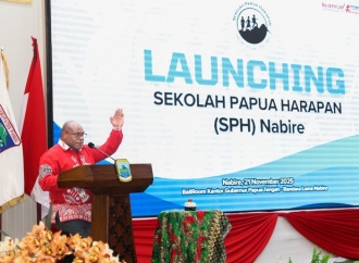 Gubernur Meki Nawipa Dorong Penguatan Pendidikan Karakter lewat Launching SPH Nabire