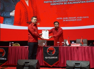 Pembaruan Kepemimpinan PDI Perjuangan Kalbar, Fransiskus Diaan Terpilih Jadi Ketua DPC Kapuas Hulu