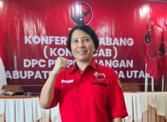 Inggrid “Megawati Halut” Kembali Pimpin PDI Perjuangan Halmahera Utara