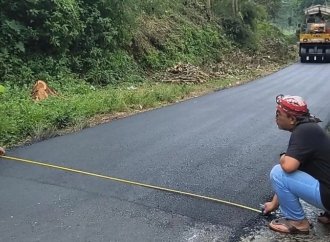 Ruas Jalan Rowoseneng–Tlogopucang di Temanggung Mulai Diperbaiki