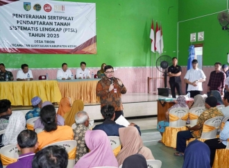 Pemkab Kediri Percepat Sertifikasi Aset Warga, 5.800 Bidang Tanah Resmi Diserahkan