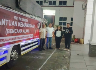 Banteng Sumut Salurkan 16 Ton Bantuan ke Tapteng dan Sibolga