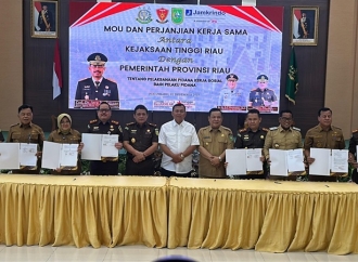 Pemkab Pelalawan Perkuat Reformasi Hukum Lewat MoU Penerapan Pidana Kerja Sosial