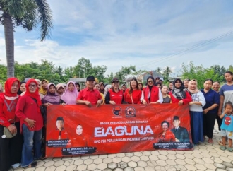 Banteng Lampung Buka Dapur Umum Gotong Royong di Desa Mekar Sari