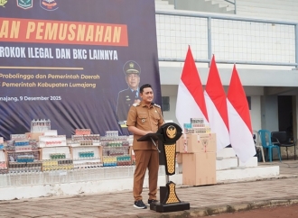 Lumajang Konsisten Lawan Rokok Ilegal, Wabup Yudha Tegas Berantas dengan Langkah Hukum