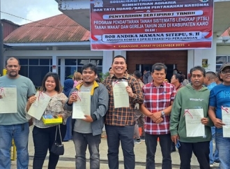 Bob Andika Mamana Sitepu Dorong Percepatan Kepastian Hukum Hak Atas Tanah di Kab. Karo
