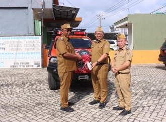 I Komang Koheri Pimpin Apel dan Serah Terima Hibah Peralatan Penanggulangan Bencana