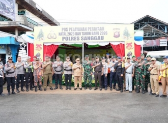 Jelang Nataru, Bupati Ontot Tinjau Pos Pelayanan & Pengamanan Operasi Lilin Kapuas 