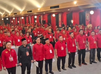 Joune Ganda Dipercaya Sebagai Ketua DPC PDI Perjuangan Minahasa Utara