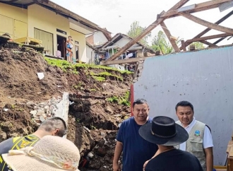 Yudha Puja Turnawan Tinjau dan Dorong Kolaborasi Penanganan Pasca Bencana Korban Longsor TPT di Cilawu