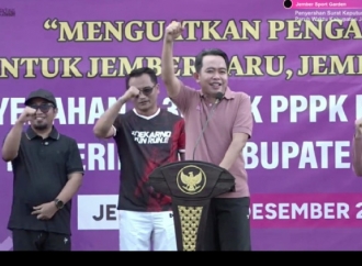 Konsolidasi Partai dan Dukungan Publik, Kepemimpinan Widarto di Jember Disambut Ribuan P3K