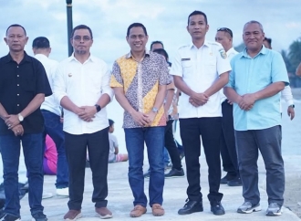 Perkuat Sinergi BMR, Bupati Boltara Sambut Kunjungan Wali Kota Kotamobagu di Pantai Batu Pinagut