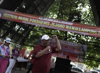 Komang Koheri Hadiri Festival Musik Pokdarwis Jejamo Wawai Lampung Tengah
