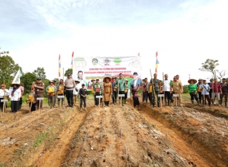 Karolin Dorong Petani Landak Adopsi Teknologi PTT Kedelai dan Ubi Kayu