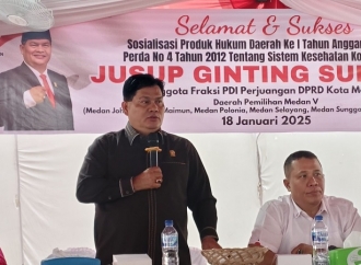 Sosperda Akhir Tahun Jusup Ginting Disambut Antusias Warga Medan Johor